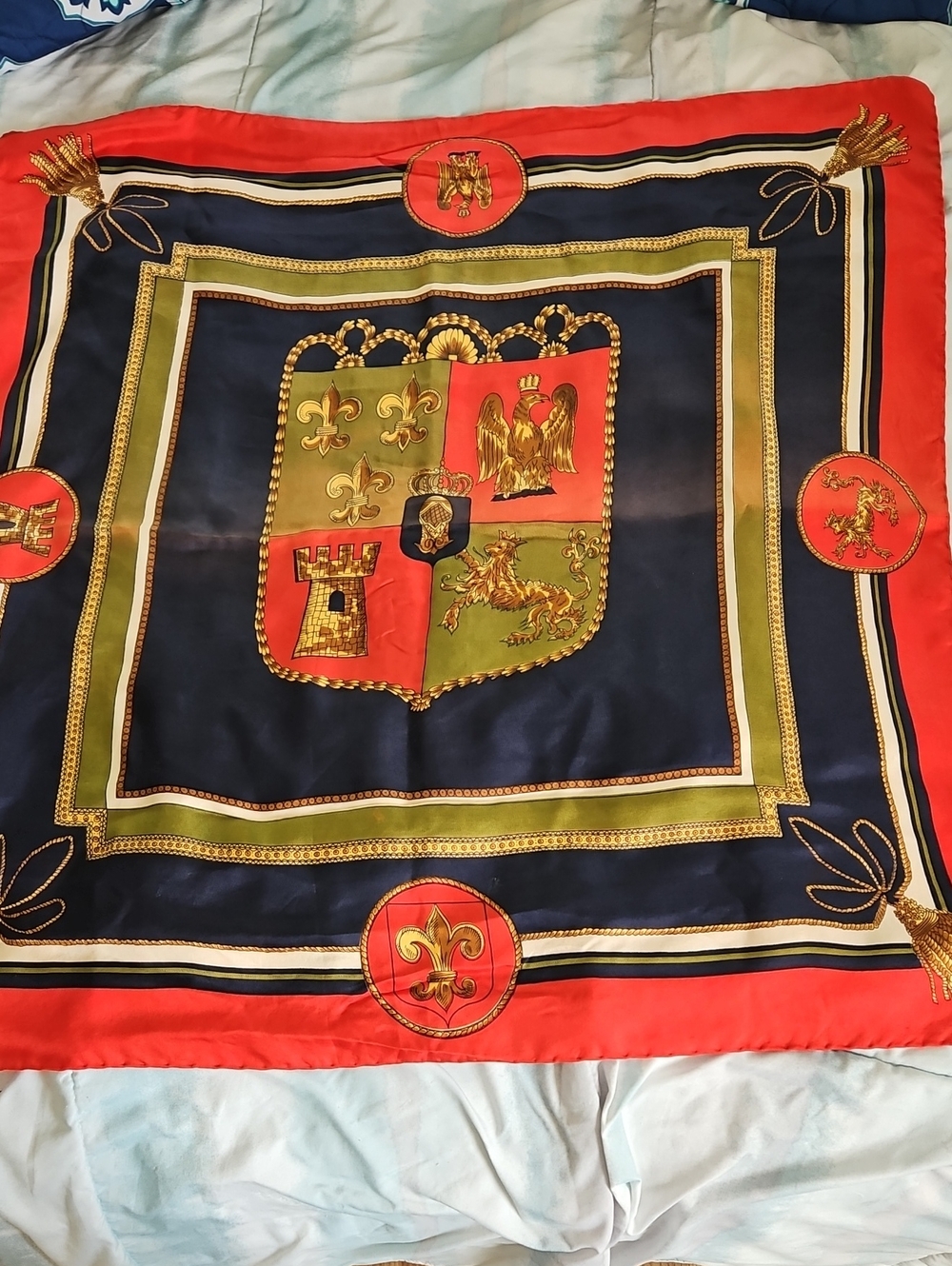 Vintage Coat Of Arms Scarf